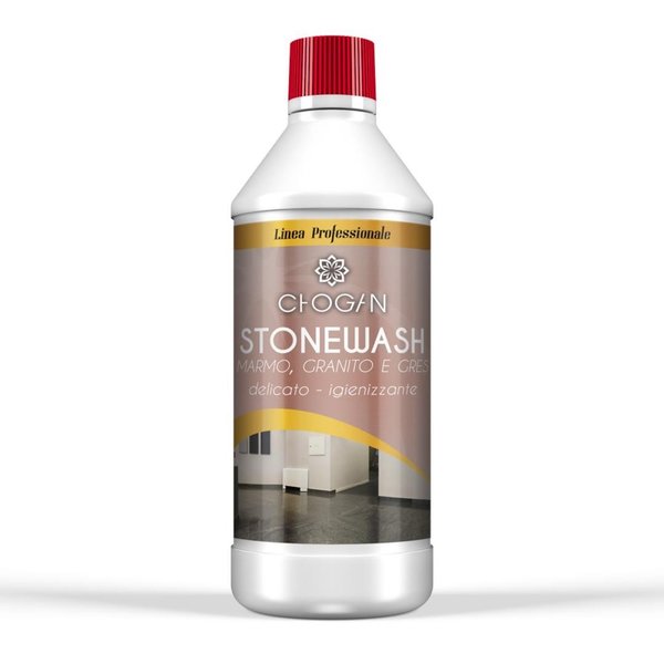 Stonewash – Hygiene-Reiniger mit Selbstglanz-Effekt für Granit, Marmor und Steinzeug (750ml)