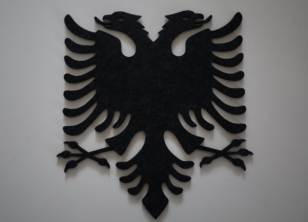 Albanischer Adler aus Filz - Tischset / Platzset